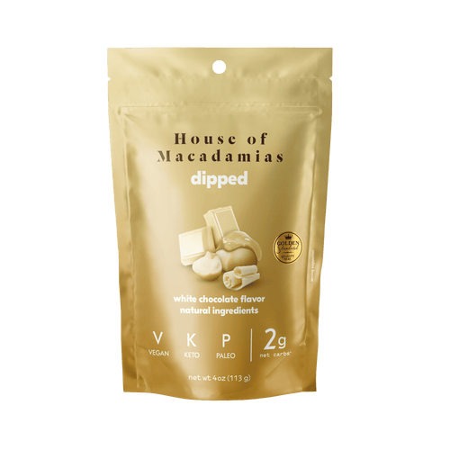 White Chocolate Dipped Macadamia Nuts (6 x 113g)