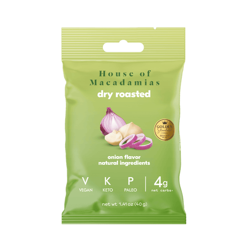 Dry Roasted Macadamia Nuts with Onion (12 x 40g)