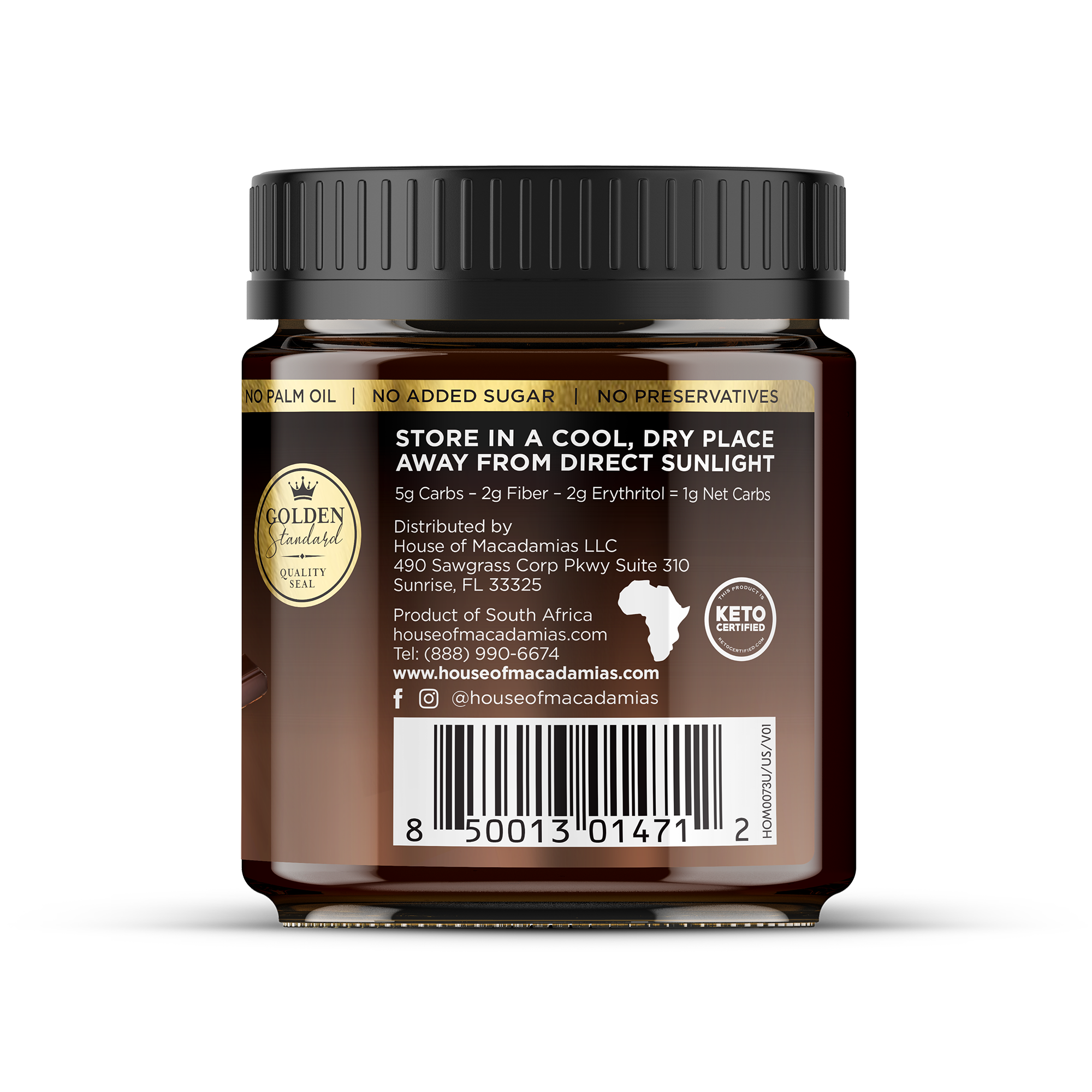 Macadamia Nut Butter – Chocolate (250g)